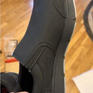 Gerry Weber Black Casual Slip-On Loafers with Gray Outsole Accents